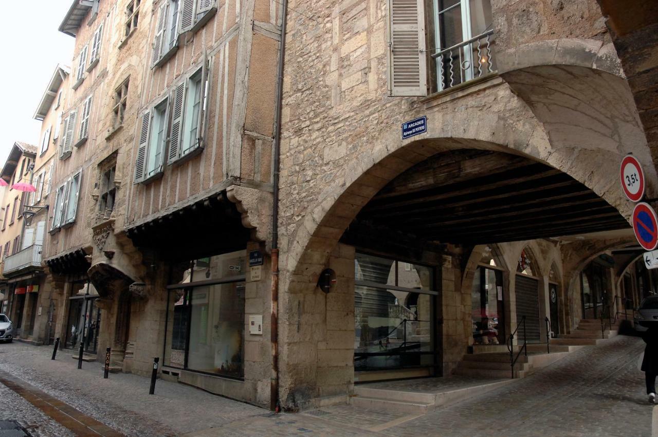 Maison Renaissance Monument Historique XV Eme 1497 Villefranche-de-Rouergue Eksteriør bilde